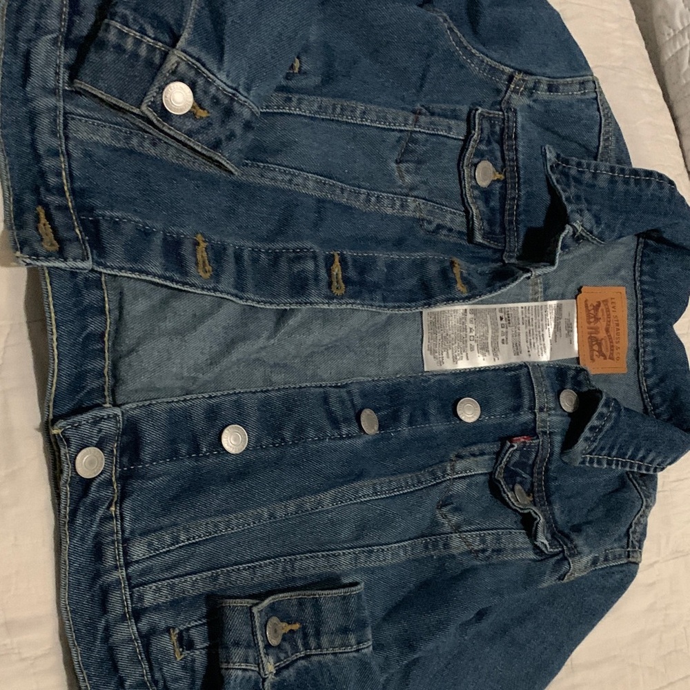Levi's Classic Blue Kids Jean Jacket - Picture 3 of 3